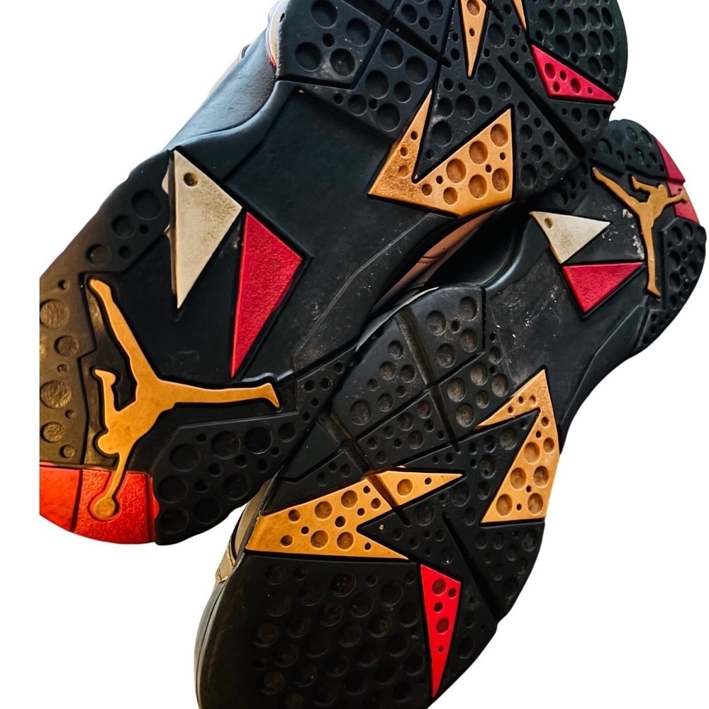 Air Jordan 7 Retro REFLECTIONS Cardinal 2011 White Red Bronze Mens Size 14 - Picture 4 of 9